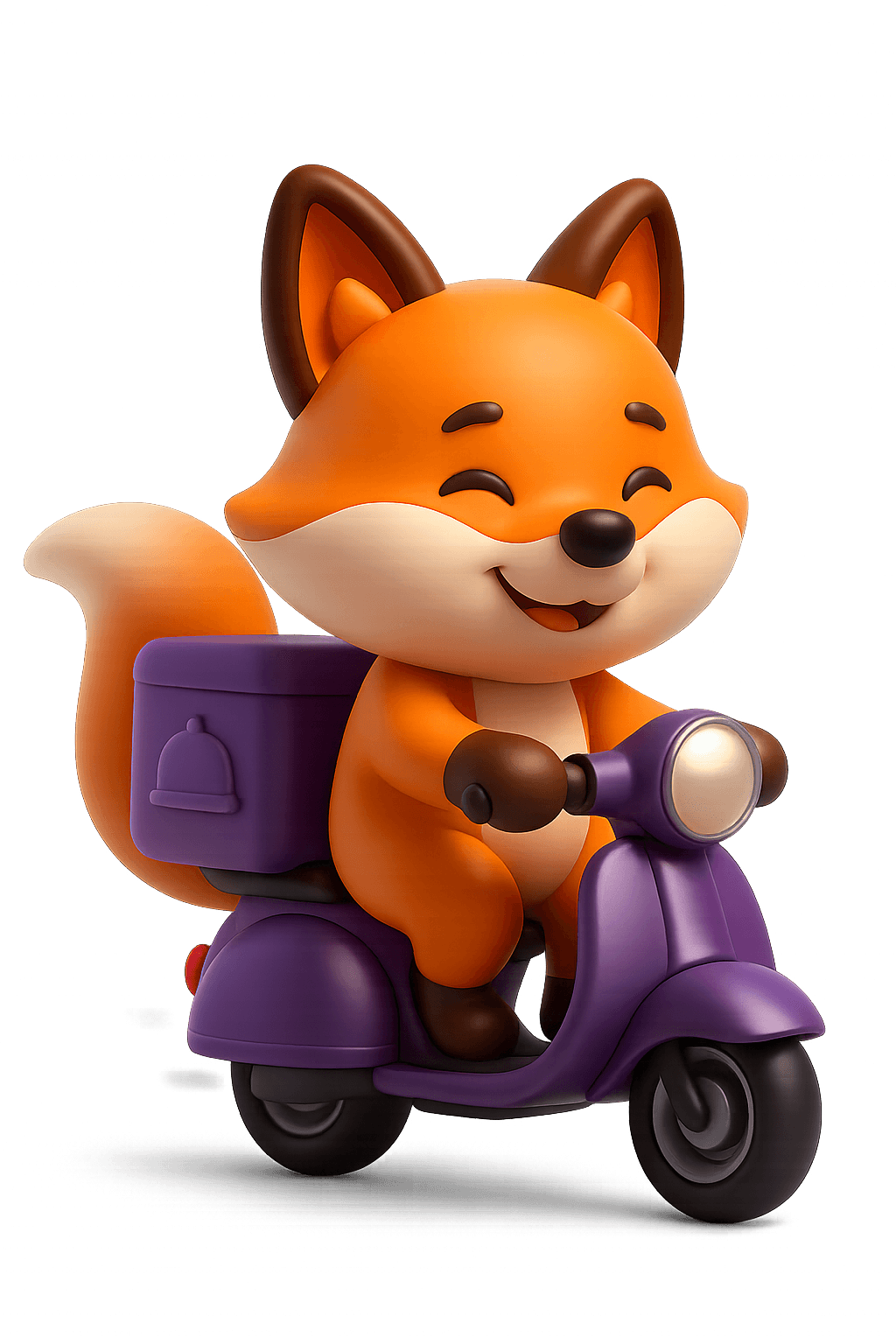 Foxi líška na scootri